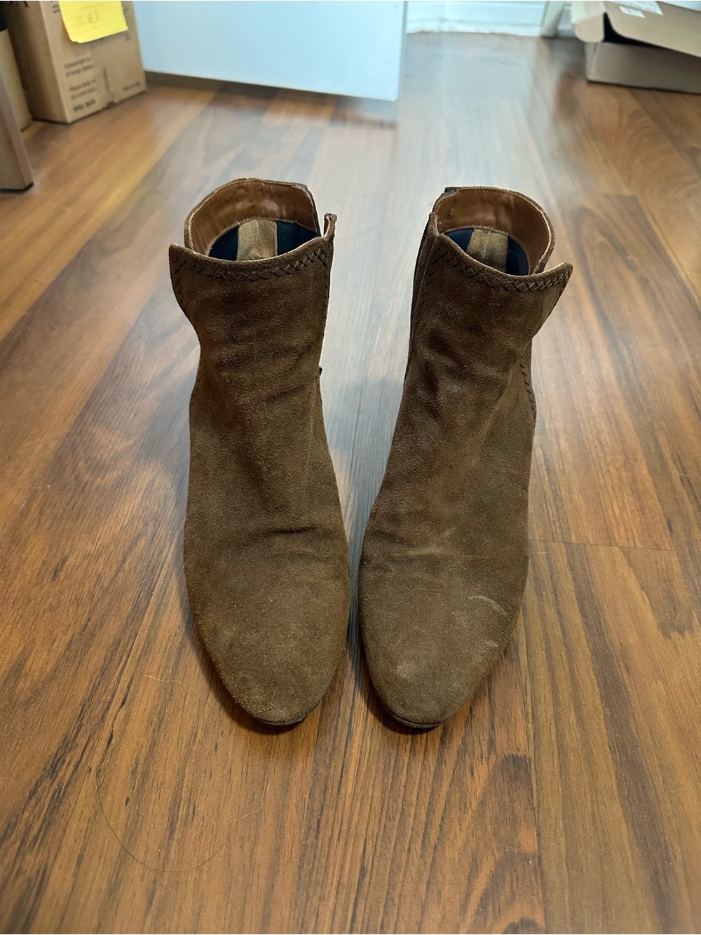 Aquatalia US 7 Suede brown boots